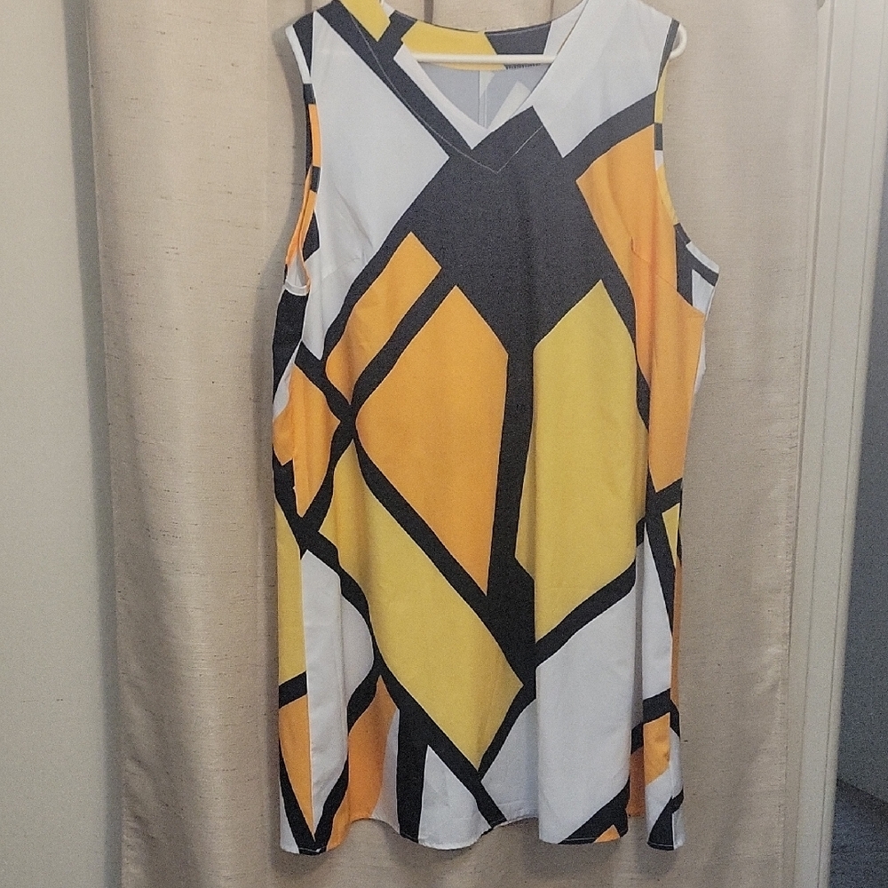 Shein Curve Sleeveless Dress